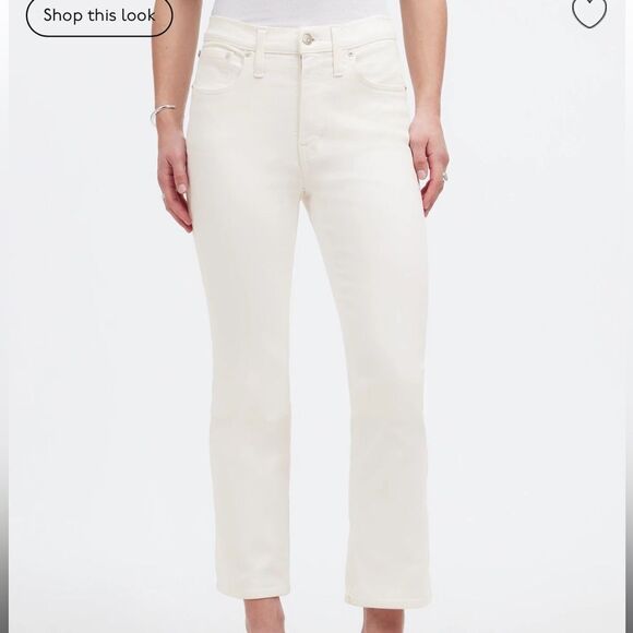 Madewell Kick Out Crop Jeans - Picture 2 of 8